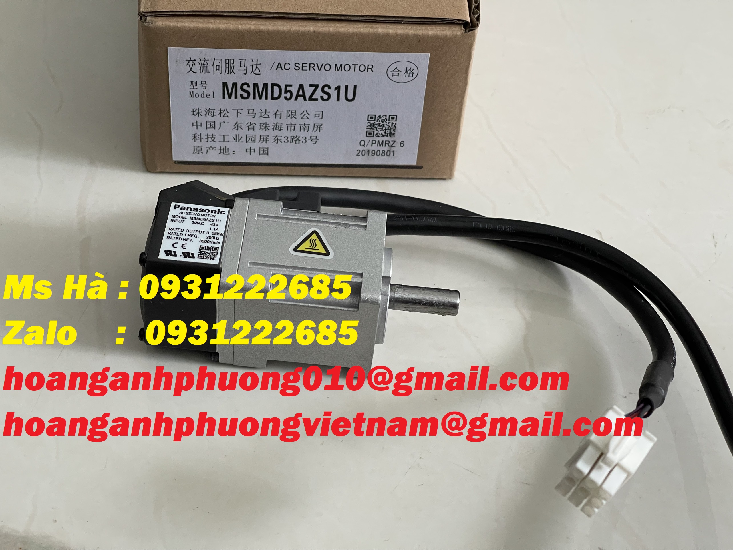 Động cơ công suất nhỏ MSMD5AZS1U panasonic - bán tại TP HCM